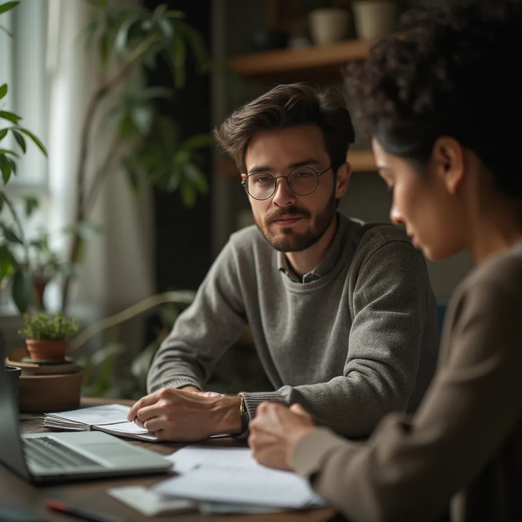 Founders of FinCoach discussing future plans